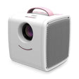 W-S1 10W Children Video Projector 30 Lumens HD 1080P LCD Technology, Support AV / USB / Mini SD Card / HDMI / Audio (Pink) - Mini Projector by PMC TechLife | Online Shopping South Africa | PMC TechLife | Buy Now Pay Later Mobicred