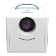 W-S1 10W Children Video Projector 30 Lumens HD 1080P LCD Technology, Support AV / USB / Mini SD Card / HDMI / Audio (Pink)