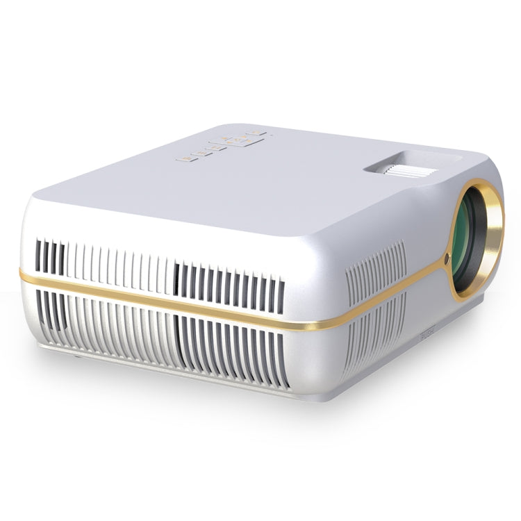 DH-A10 5.8 inch LCD Screen 4200 Lumens 1280 x 800P HD Smart Projector with Remote Control,Android 6.0 OS, Support WiFi, Bluetooth,HDMIx2, USBx2, VGA, AV IN/RCA, RJ45, LAN(White)