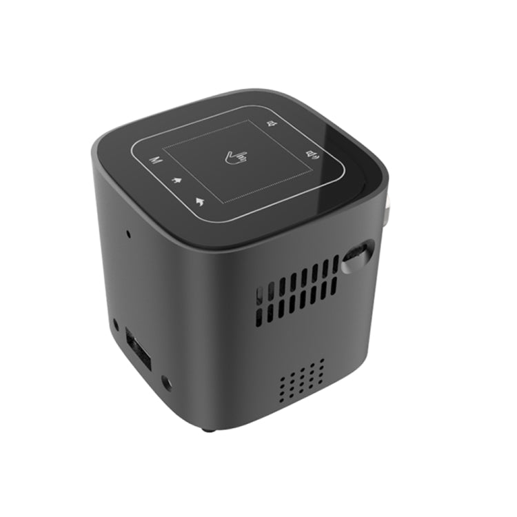 WEJOY DL-S12 Mini Portable 50 ANSI Lumens DLP Smart Projector with Remote Control & Holder, Android  7.1.2, 2GB DDR3+16GB, RK3128 Quad Core ARM Cortex-A7 up to 1.2GHz, Support WiFi / USB / Audio OUT / DC IN - Mini Projector by WEJOY | Online Shopping South Africa | PMC Jewellery | Buy Now Pay Later Mobicred