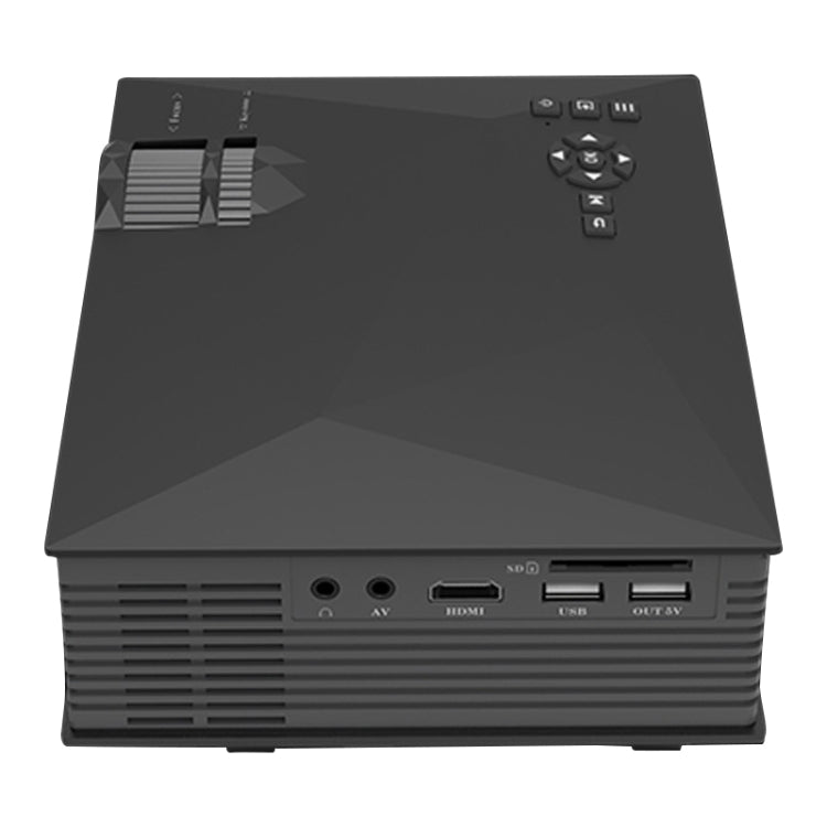UC68 80ANSI 800x400 Home Theater Multimedia HD 1080P LED Projector,  Support USB/SD/HDMI/VGA/IR - free shipping - PMC Jewellery - Order now!
