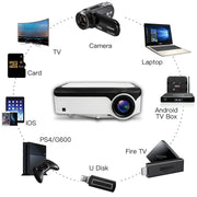 Wejoy L6 5 inch 200 ANSI Lumen 1920 x 1080P HD Smart Projector, Support 1 x AV / 1 x VGA / 1x HDMI / 2 x USB,  Normal Version