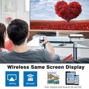 Wejoy L6 5 inch 200 ANSI Lumen 1920 x 1080P HD Smart Projector, Support 1 x AV / 1 x VGA / 1x HDMI / 2 x USB,  Normal Version