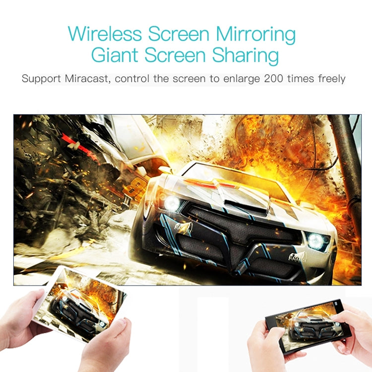 Wejoy L6 5 inch 200 ANSI Lumen 1920 x 1080P HD Smart Projector, Support 1 x AV / 1 x VGA / 1x HDMI / 2 x USB,  Normal Version