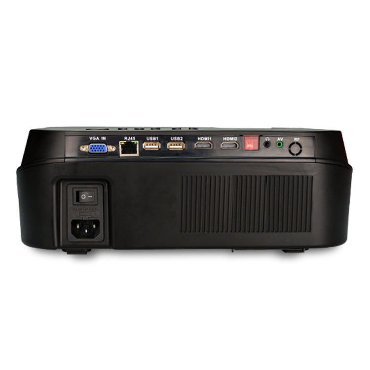 VS626 Android 3500ANSI Lumens 1080*720 Resolution LED+LCD Technology Smart Projector, Support AV / HDMI / SD Card / USB / VGA (Black) - free shipping - PMC TechLife - Order now!