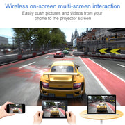 VS626 Android 3500ANSI Lumens 1080*720 Resolution LED+LCD Technology Smart Projector, Support AV / HDMI / SD Card / USB / VGA (Gold)