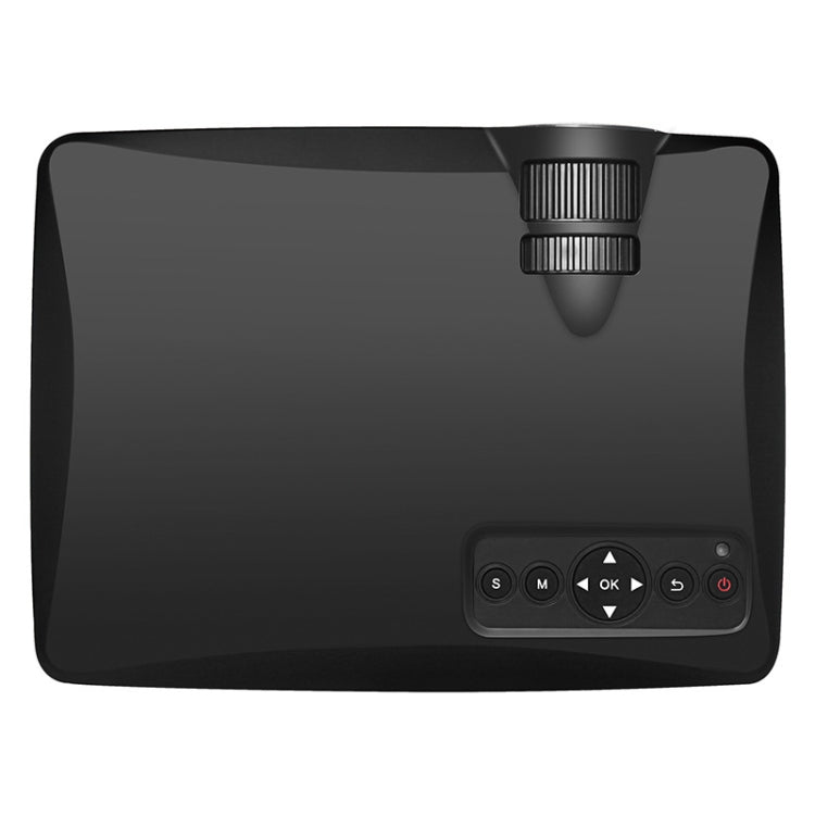 LY-40 1800 Lumens 1280 x 800 Home Theater LED Projector with Remote Control, EU Plug (Black) - LED Projector by PMC TechLife | Online Shopping South Africa | PMC TechLife | Buy Now Pay Later Mobicred