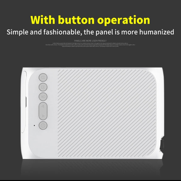 YG320 320*240 Mini LED Projector Home Theater, Support HDMI & AV & SD & USB (Silver)