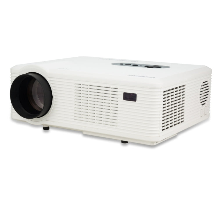 CL720 3000LM 1280x800 Home Theater LED Projector with Remote Controller, Support HDMI, VGA, YPbPr, Video, Audio, TV, USB Interfaces(White) - free shipping - PMC TechLife - Order now!