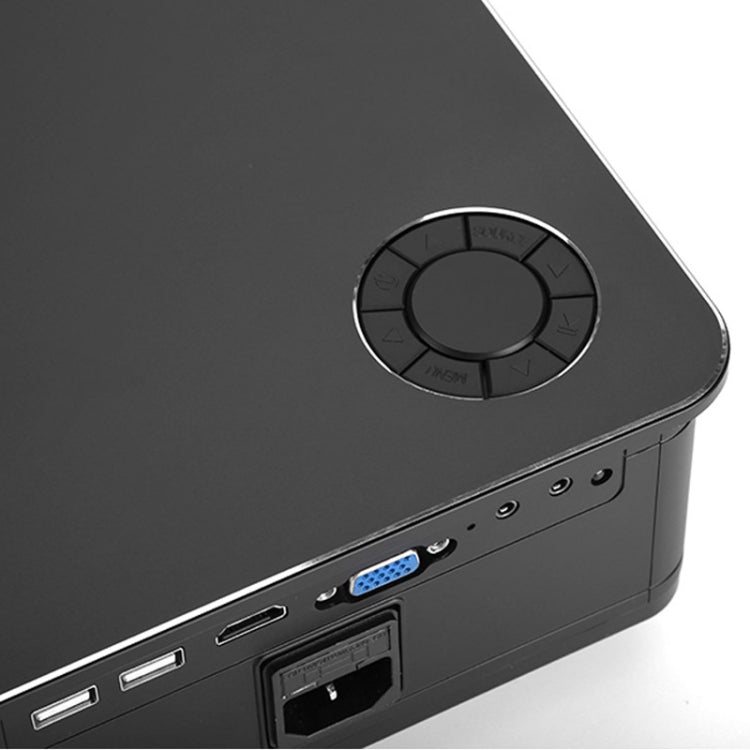 Wejoy L2 300ANSI Lumens 5.8 inch LCD Technology HD 1280*768 pixel Projector with Remote Control,  VGA, HDMI(Black) - Mini Projector by WEJOY | Online Shopping South Africa | PMC TechLife | Buy Now Pay Later Mobicred