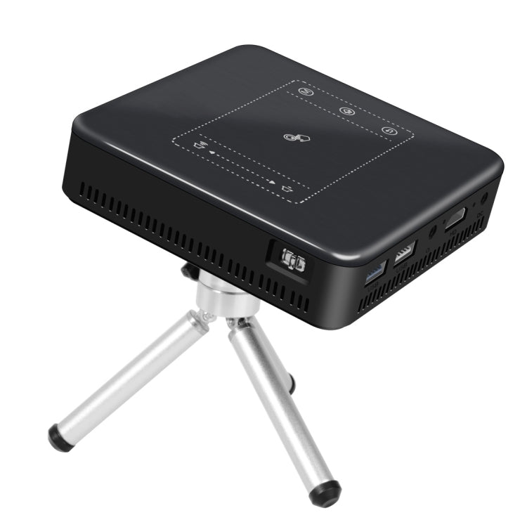 Wejoy DL-S10 120ANSI Lumens 854x480 Smart Mini Projector, RK3328 ARM Cortex-A53 Quad Core 1.5GHz CPU, 2GB+16GB, Android 7.1.2, Bluetooth, WiFi, HDMI(Black) - free shipping - PMc TechLife - Order now!