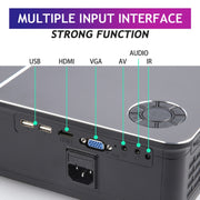Wejoy L5 Home Theater Adjustable Optical Keystone Full HD 1080P LED LCD Video Projector with Remote Control(EU Plug)