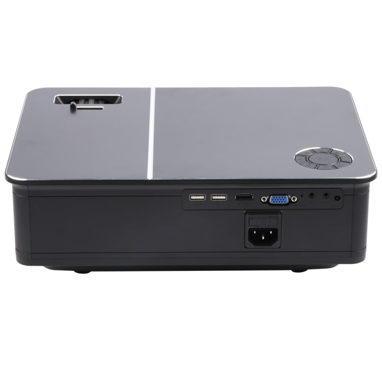 Wejoy L5 Home Theater Adjustable Optical Keystone Full HD 1080P LED LCD Video Projector with Remote Control(EU Plug)