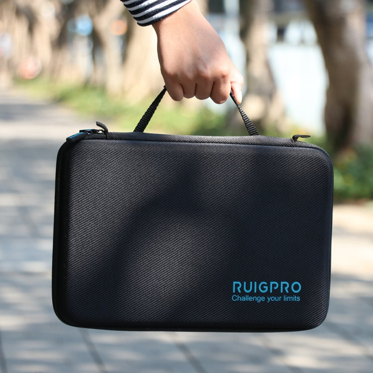 RUIGPRO Oxford Waterproof Storage Box Case Bag for DJI OSMO Pocket Gimble Camera / OSMO Action, Size: 30.2x20.8x7.2cm (Black) - free shipping - PMC TechLife - Order now!