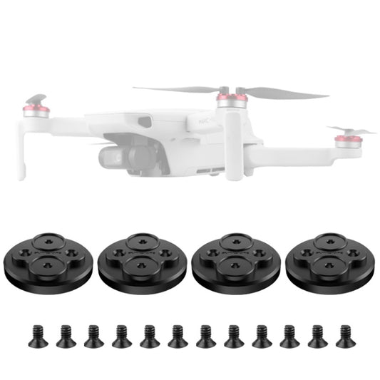4 PCS Sunnylife Motor Metal Protection Cover for DJI Mavic Mini 1 / Mini 4K / DJI Mini 2 SE(Black) - Other by Sunnylife | Online Shopping South Africa | PMC Jewellery | Buy Now Pay Later Mobicred