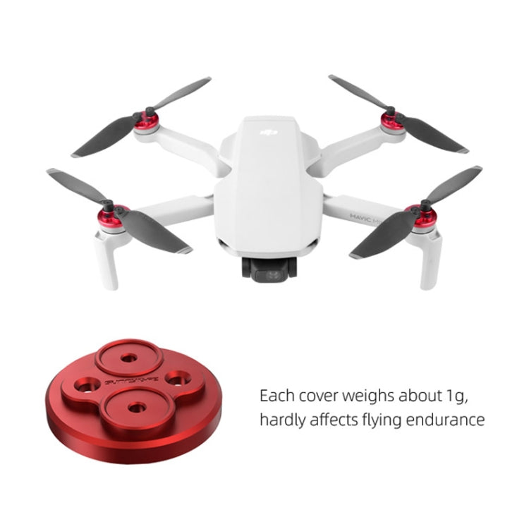 4 PCS Sunnylife Motor Metal Protection Cover for DJI Mavic Mini 1 / Mini 4K / DJI Mini 2 SE(Black)