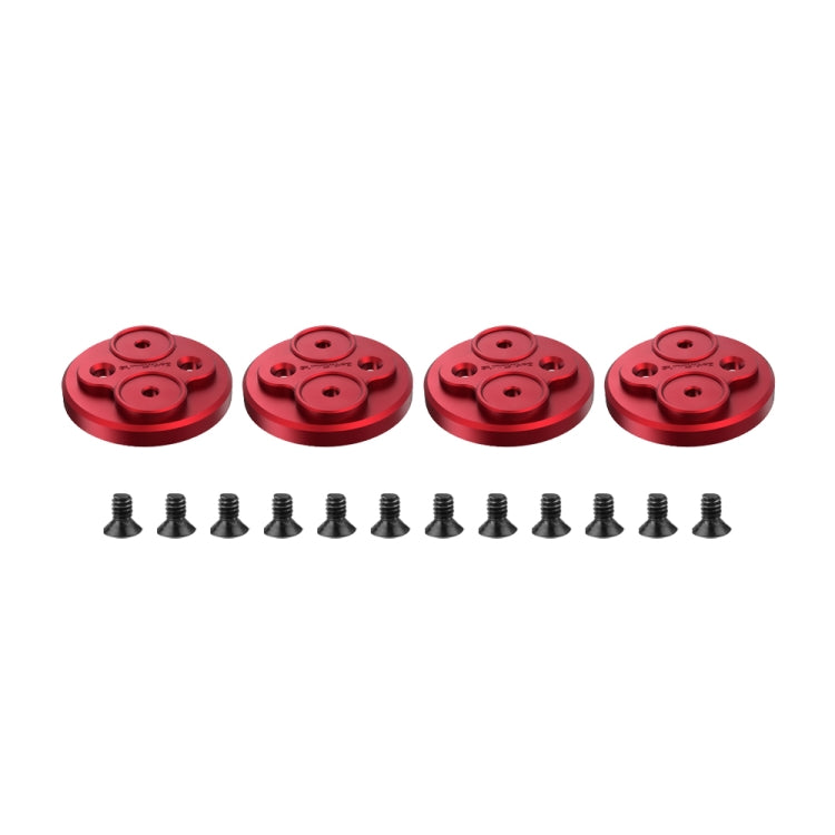 4 PCS Sunnylife Motor Metal Protection Cover for DJI Mavic Mini 1 / Mini 4K / DJI Mini 2 SE(Red)