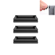 3 PCS Sunnylife AIR2-DC258 Silicone Battery Dust Plug for DJI Mavic Air 2(Black) - Other by Sunnylife | Online Shopping South Africa | PMC TechLife | Buy Now Pay Later Mobicred
