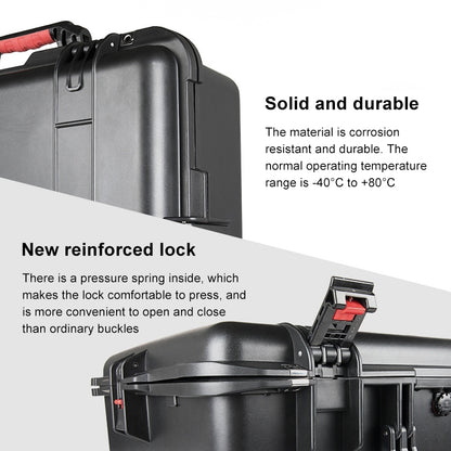 PGYTECH P-RH-001 Shockproof Waterproof Explosion-proof Hard Box Carrying Case for DJI Ronin-S, Size: 63.4x50.3cm(Black) - free shipping - PMC Jewellery - Order now!