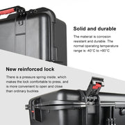 PGYTECH P-RH-001 Shockproof Water-resistant Explosion-proof Hard Box Carrying Case for DJI Ronin-S, Size: 63.4x50.3cm(Black)