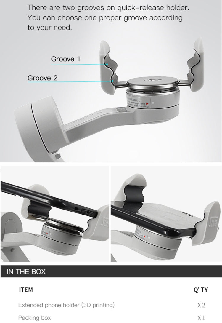 STMAKER Handheld Gimbal Quick Release Magnetic Buckle Clamp Expansion Bracket for DJI OM4 -  by PMC TechLife | Online Shopping South Africa | PMC TechLife | Buy Now Pay Later Mobicred