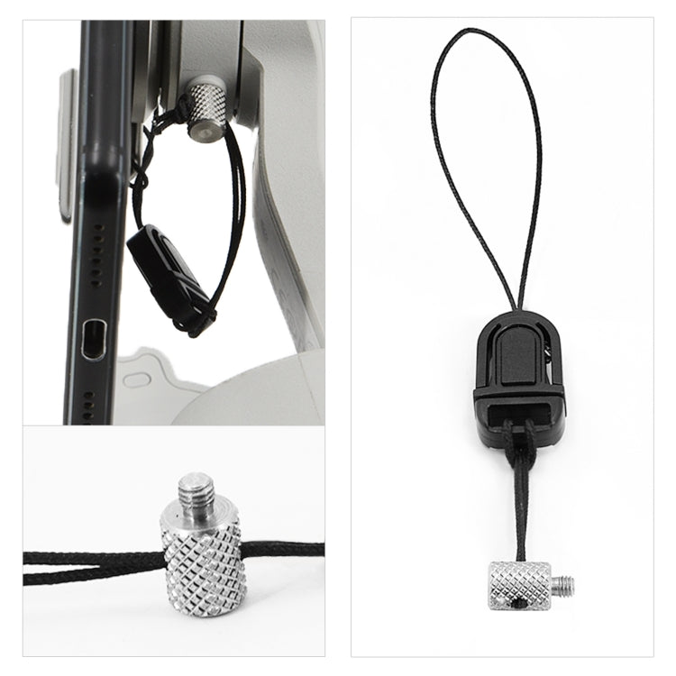 STARTRC Phone Holder Clip Anti-lost Rope Strap Anti-drop for DJI OM4 / Osmo Mobile 3 (Black) -  by STARTRC | Online Shopping South Africa | PMC TechLife | Buy Now Pay Later Mobicred