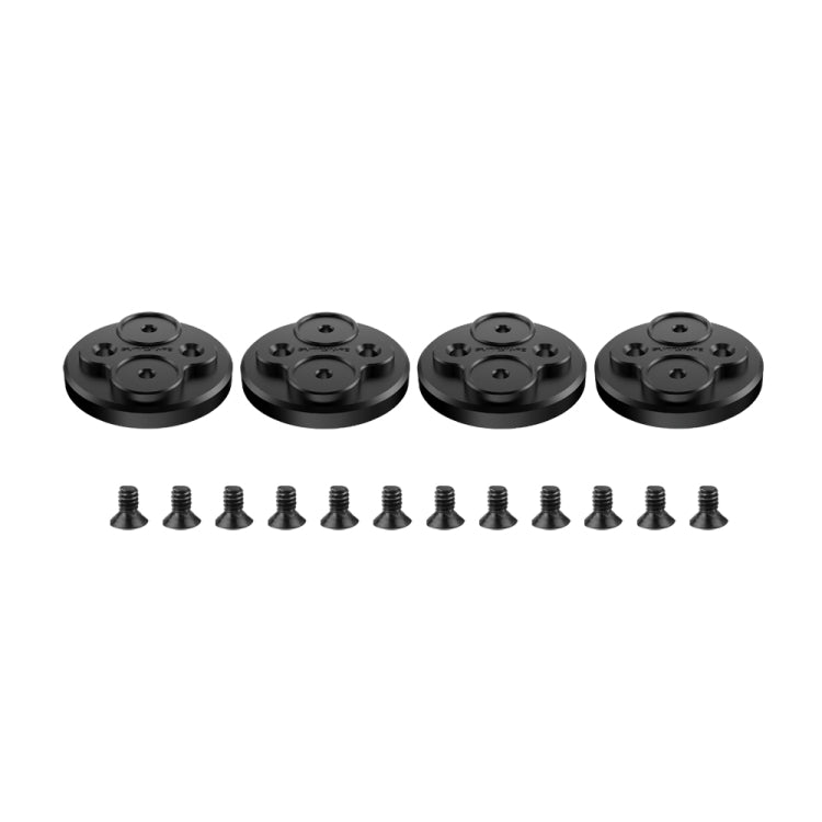 4 PCS Sunnylife Motor Metal Protection Cover for DJI Mini 2 (Black)