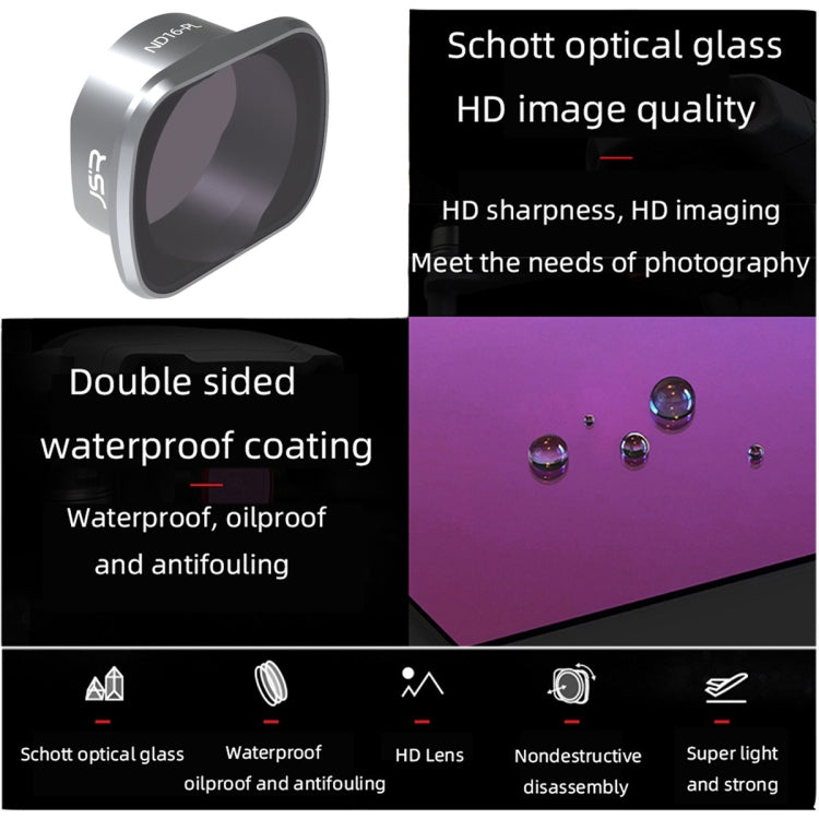 JSR KS ND16PL Lens Filter for DJI FPV, Aluminum Alloy Frame - free shipping - PMC Jewellery - Order now!