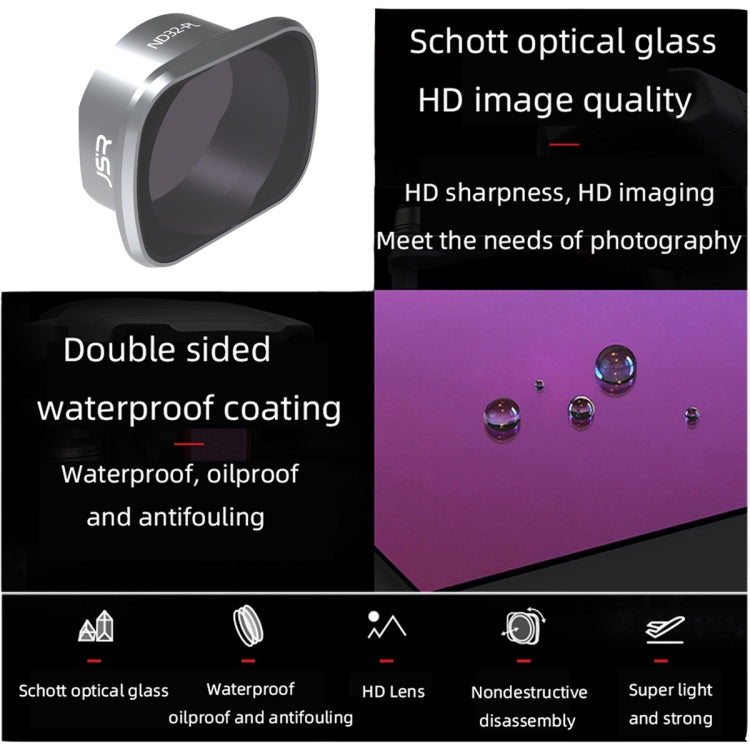 JSR KS ND32PL Lens Filter for DJI FPV, Aluminum Alloy Frame - free shipping - PMC Jewellery - Order now!