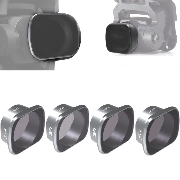JSR KS 4 in 1 ND4+ND8+ND16+ND32 Lens Filter for DJI FPV, Aluminum Alloy Frame - free shipping - PMC TechLife - Order now!