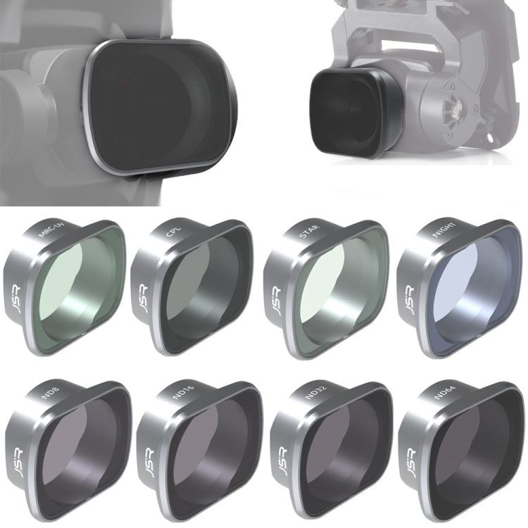 JSR KS 8 in 1 Star+NIGHT+ND8+ND16+ND32+ND64+MCUV+CPL Lens Filter for DJI FPV, Aluminum Alloy Frame - free shipping - PMC TechLife - Order now!