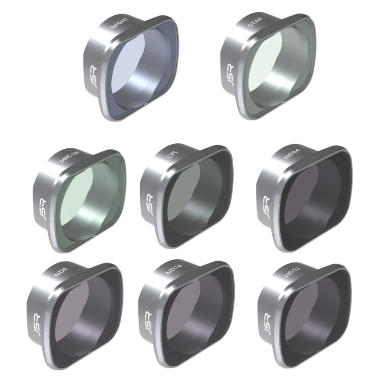 JSR KS 8 in 1 Star+NIGHT+ND8+ND16+ND32+ND64+MCUV+CPL Lens Filter for DJI FPV, Aluminum Alloy Frame - free shipping - PMC Jewellery - Order now!