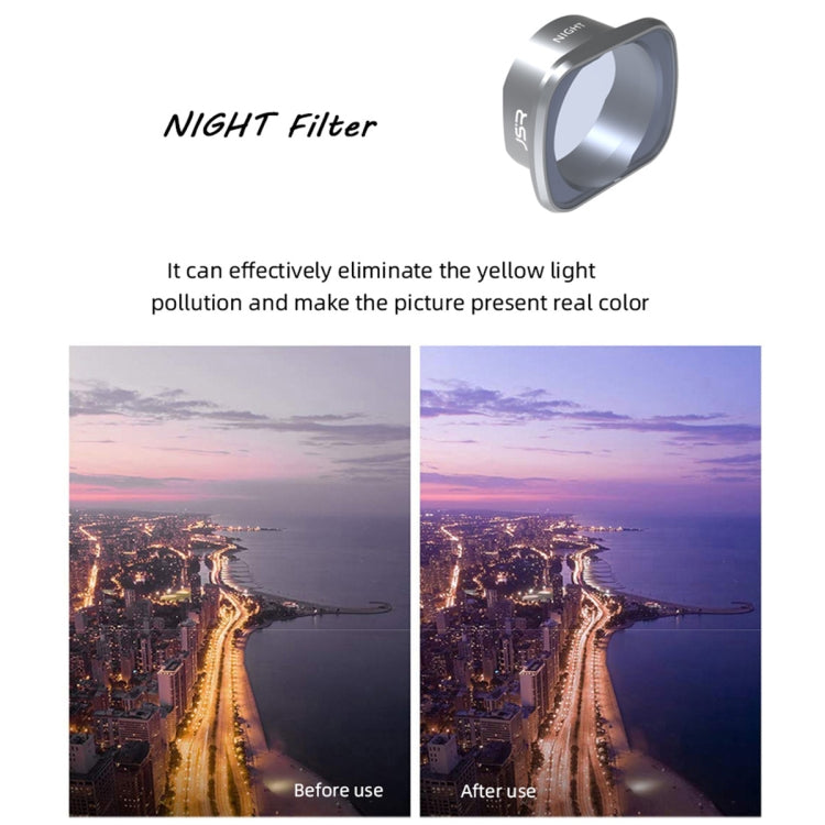 JSR KS 8 in 1 Star+NIGHT+ND8+ND16+ND32+ND64+MCUV+CPL Lens Filter for DJI FPV, Aluminum Alloy Frame - free shipping - PMC TechLife - Order now!