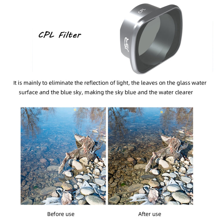 JSR KS 8 in 1 Star+NIGHT+ND8+ND16+ND32+ND64+MCUV+CPL Lens Filter for DJI FPV, Aluminum Alloy Frame - free shipping - PMC TechLife - Order now!