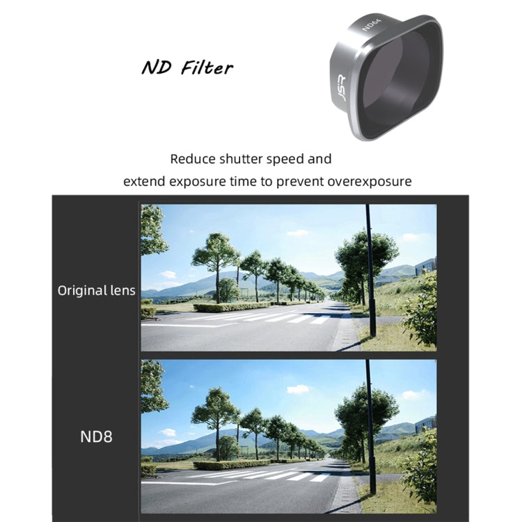 JSR KS 8 in 1 Star+NIGHT+ND8+ND16+ND32+ND64+MCUV+CPL Lens Filter for DJI FPV, Aluminum Alloy Frame - free shipping - PMC TechLife - Order now!