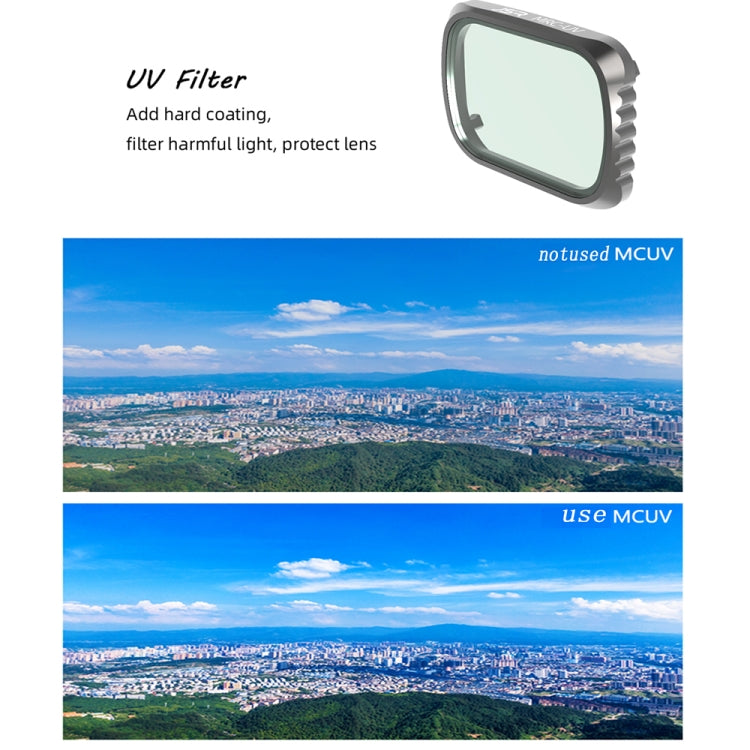 JSR KS 8 in 1 UV + CPL + ND8 + ND16 + ND32 + ND64 + STAR + NIGHT Lens Filter for DJI Air 2S, Aluminum Frame - free shipping - PMC TechLife - Order now!
