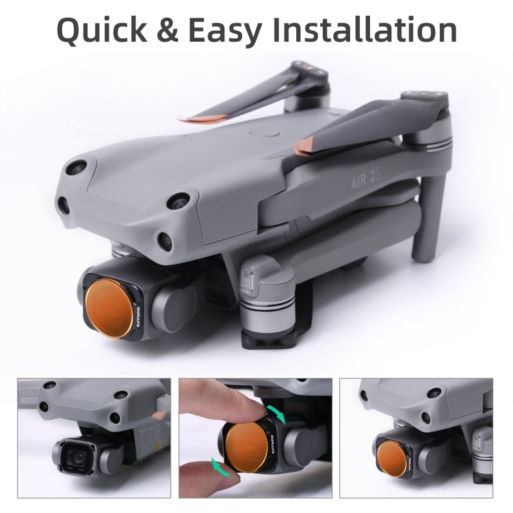 Sunnylife A2S-FI9343 ND32PL Lens Filter for DJI Air 2S - Lens Filter by Sunnylife | Online Shopping South Africa | PMC TechLife | Buy Now Pay Later Mobicred