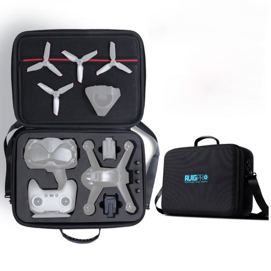 RUIGPRO for DJI FPV Portable Single Shoulder Storage Box Case Travel Carrying Bag(Black) - free shipping - PMC Jewellery - Order now!
