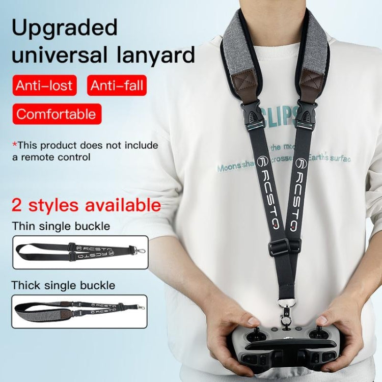 RCSTQ Thick Anti-lost Anti-fall Neck Strap Holder Lanyard for DJI FPV Remote Control - Other Accessories by RCSTQ | Online Shopping South Africa | PMC TechLife | Buy Now Pay Later Mobicred