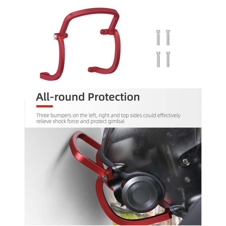 Sunnylife FV-Q9353 Gimbal Bumper Anti-collision Aluminum Alloy Guard Protector Bumper for DJI FPV (Black) - free shipping - PMC Jewellery - Order now!