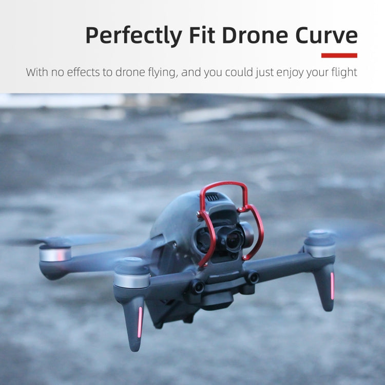 Sunnylife FV-Q9353 Gimbal Bumper Anti-collision Aluminum Alloy Guard Protector Bumper for DJI FPV (Black)