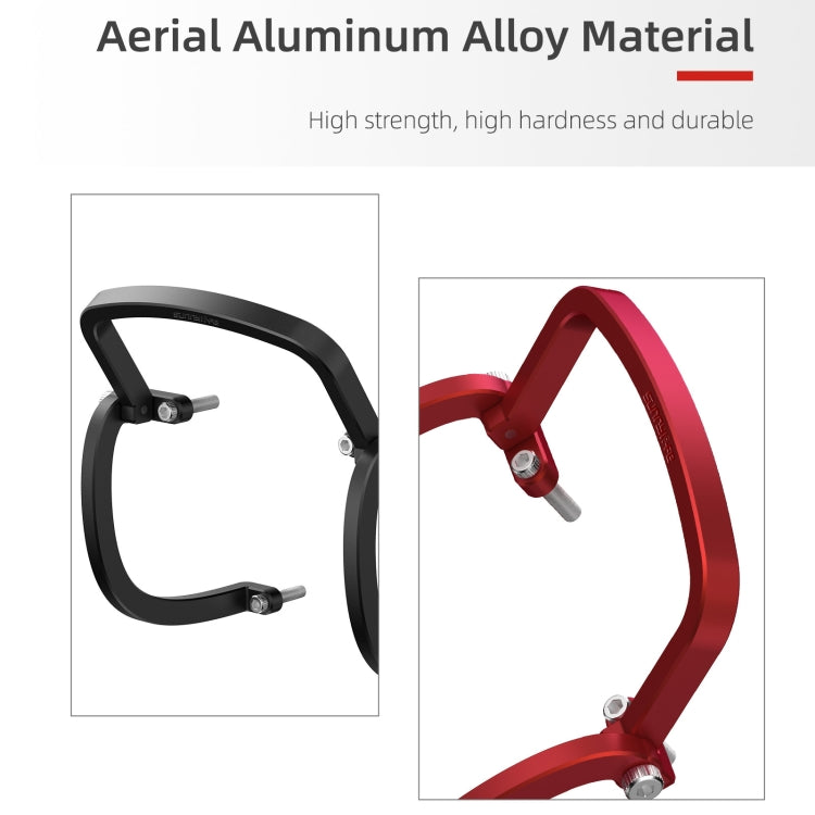 Sunnylife FV-Q9353 Gimbal Bumper Anti-collision Aluminum Alloy Guard Protector Bumper for DJI FPV (Black)