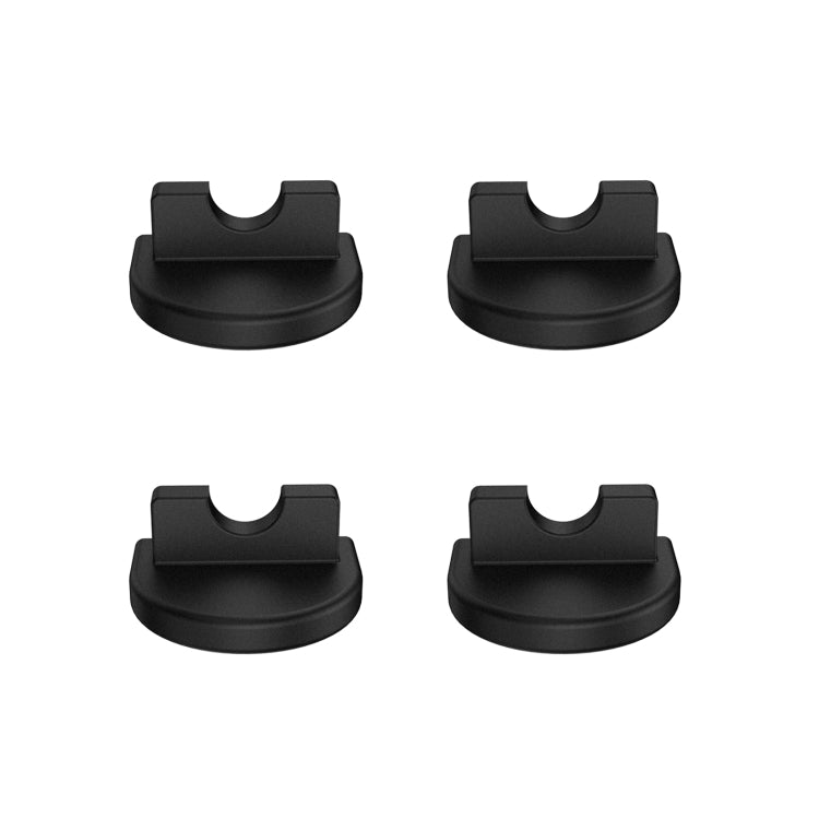Sunnylife DC339 4 PCS Silicone Anti-release Plug for DJI Action 2 (Black) - Other by Sunnylife | Online Shopping South Africa | PMC TechLife | Buy Now Pay Later Mobicred