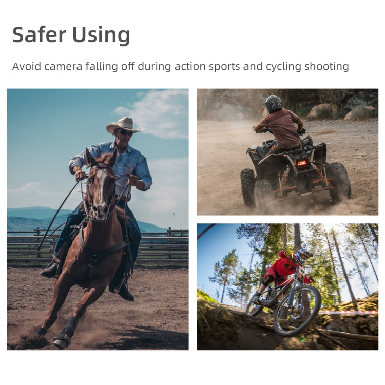 Sunnylife DC339 4 PCS Silicone Anti-release Plug for DJI Action 2 (Black) - Other by Sunnylife | Online Shopping South Africa | PMC TechLife | Buy Now Pay Later Mobicred