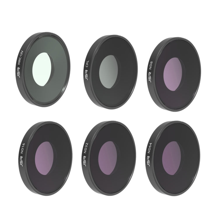 JSR 4 in 1 UV CPL ND8 ND16 ND32 ND64 Lens Filter For DJI Osmo Action 3 - Lens Filter by JSR | Online Shopping South Africa | PMC TechLife | Buy Now Pay Later Mobicred