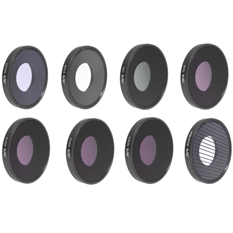 JSR 8 in 1 Streak Blue CPL ND8 ND16 ND32 ND64 STAR NIGHT Lens Filter For DJI Osmo Action 3 - free shipping - PMC TechLife - Order now!