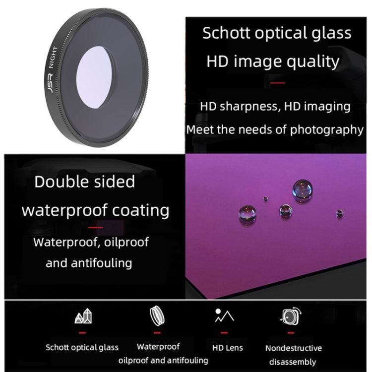 JSR 8 in 1 Streak Blue CPL ND8 ND16 ND32 ND64 STAR NIGHT Lens Filter For DJI Osmo Action 3 - free shipping - PMC TechLife - Order now!