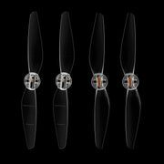 For DJI Mini 4 Pro / Mavic Mini 3 Pro STARTRC 2 Pairs Color LED Flash Lamp Low Noise Propellers (Transparent)