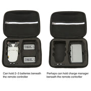 For DJI Mini 2 SE Shockproof Carrying Hard Case Drone Body Storage Bag, Size: 24x 19 x 9cm (Black Red)