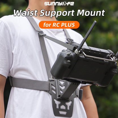 For DJI RC Plus Sunnylife Remote Control Waist Support Bracket Chest Strap (Grey) - free shipping - PMC Jewellery - Order now!